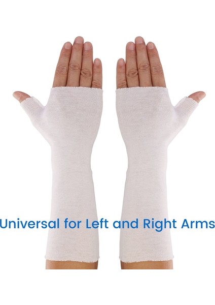 Evrensel S Velpeau Bilek Astarı Başparmak Kapağı 10 Pcs Stockinette Rahat ve Pamuklu Kol Çorap Cilt Koruma Bilek Kollu El Brace Için (Yurt Dışından)