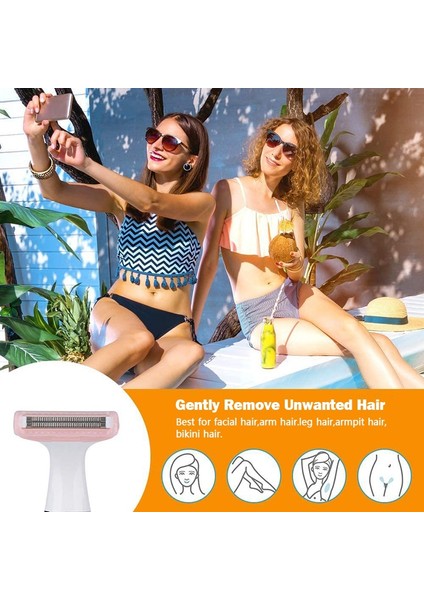 Pembe Ağrısız Epilasyon Elektrikli Tıraş Makinesi Islak Kuru Kullanım Özel Saç Tıraş Bikini Giyotin Kadın Tıraş Makinesi Kasık Saç Vücut Epilatör (Yurt Dışından) modelleri