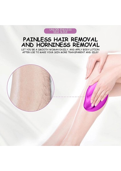 Mat Mor Yeni Nano Kristal Epilatör Ağrısız Güvenli Fiziksel Saç Epilatör Vücut Güzelliği Peeling Epilasyon Aracı Ev Epilasyon Silgi (Yurt Dışından) fırsatları