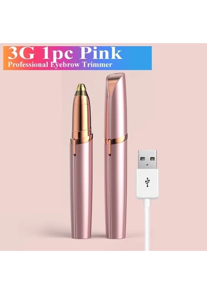 3g Pembe Kadınlar Için 1 Adet USB Epilatör Ev Kullanımı Cihazları Bayanlar Için Yüz Epilasyon Ağrısız Jilet Elektrikli Epilatör Kaş Düzelticide Yeni (Yurt Dışından)
