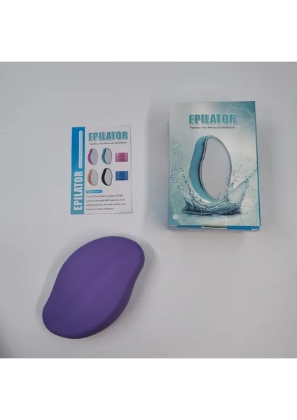 E Kristal Vücut Saç Silgi Profesyonel Fiziksel Epilasyon Ağrısız Nazik Kristal Epilatör Kolay Temizlik Epilasyon Aracı (Yurt Dışından)