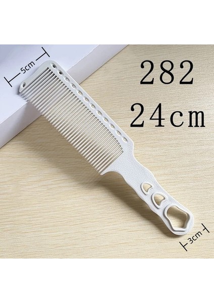 282 - Beyaz Saç Kesimi Kesme Geniş Diş Tarak 452 332 338 Profesyonel Kuaförlük Tarağı Kadın Uzun Saç Saç Stilisti Özel Düzeltme Tarağı (Yurt Dışından) fiyatları