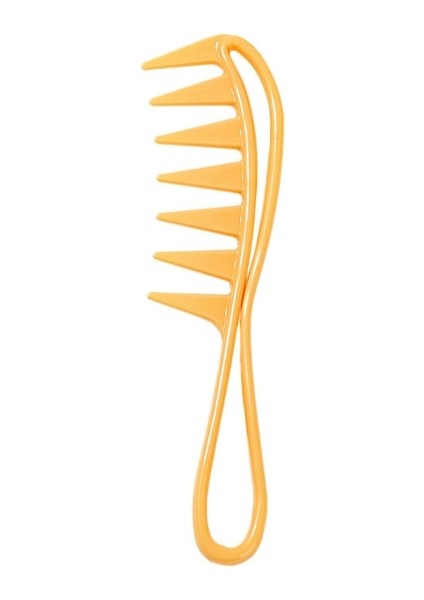 Turuncu Geniş Diş Köpekbalığı Plastik Saç Tarak Dayanıklı Uygun Içi Boş Şekillendirici Tarak Kıvırcık Saç Masajı Için Profesyonel Kuaförlük Araçları (Yurt Dışından)