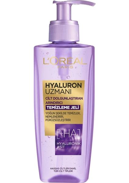 L'Oréal Paris 2'li Set Hyaluron Uzmanı Cilt Dolgunlaştıran Yüz Yıkama Jeli 2 x 200 ml