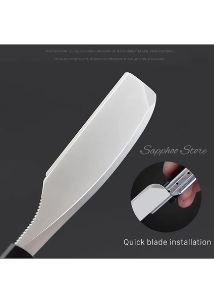 C Jilet Yalnız Erkekler Silikon Saplı Tüy Katlanmayan Jilet Paslanmaz Çelik Berber Manuel Tıraş Bıçağı Erkek Tüy Düz Saplı Jilet (Yurt Dışından) indirimleri