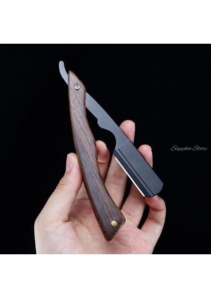 I Jilet Profesyonel Düz Kenar Paslanmaz Çelik Katlanır Jilet Altın Sandal Ağacı Saplı Tıraş Jilet Berber Aletleri Ücretsiz 10 Bıçak (Yurt Dışından) modelleri