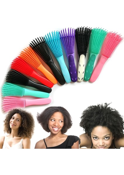 3 Adet Rastgele Renk D Plastik Dolaşık Açıcı Saç Fırçası Saç Derisi Masaj Tarak Dolaşık Açıcı Islak Kıvırcık Tarak Kadın Sağlık Saç Fırçası Şekillendirici Araçları (Yurt Dışından) fiyatları