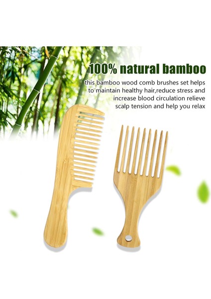 Z3 cc Logo Özelleştirme Kabul Doğal Bambu Ahşap Saç Tarak Seti Anti-Statik Afro Çatal Taraklar Kadınlar Için Yuvarlak Geniş Dişler Ahşap Tarak (Yurt Dışından) fiyatları