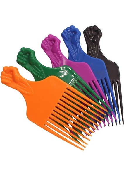 544-RANDOM-1PC 1 Parça Geniş Diş Fırçası Seçim Tarak Çatal Saç Fırçası Ekleme Saç Alma Tarak Plastik Dişli Tarak Kıvırcık Afro Saç Şekillendirici Araçları (Yurt Dışından)