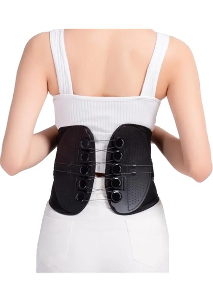 Siyah L Yeni Çift Çekme Tıbbi Bel Desteği Geri Bel Desteği Korse Kadın Erkek Bel Giyotin Kemer Yaralanma Kas Duruş Düzeltici Kemer (Yurt Dışından) modelleri