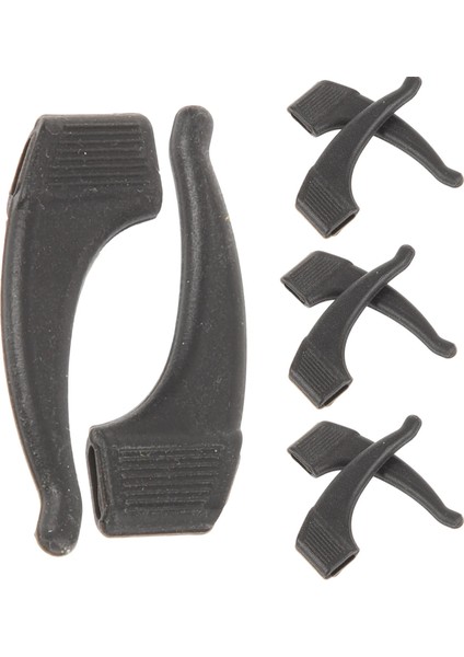 Siyah 8 Adet Kaymaz Earmuffs Gözlük Taşınabilir Gözlük Tutucular Okuma Kancaları Silikon Kaymaz Sapları Kaymaz Tutucular (Yurt Dışından) fiyatları