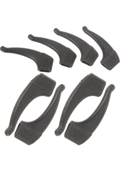 Siyah 8 Adet Kaymaz Earmuffs Gözlük Taşınabilir Gözlük Tutucular Okuma Kancaları Silikon Kaymaz Sapları Kaymaz Tutucular (Yurt Dışından) modelleri