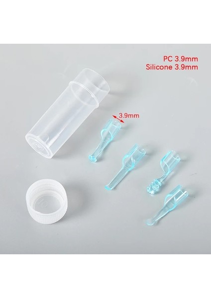 01 4 Adet/takım Kulak Kepçe Aksesuarları Evrensel Dış Çap 3.9mm, 4.9mm Kulak Temizleyici Yedek Ipuçları Kulak Kaşığı Kutusu ile (Yurt Dışından) fiyatları