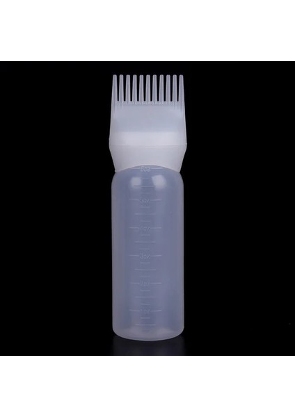 Beyaz 1 Adet Çok Renkli Plastik Saç Boyası Doldurulabilir Şişe Aplikatör Tarak Dağıtım Salon Saç Boyama Kuaförlük Şekillendirici Aracı (Yurt Dışından)
