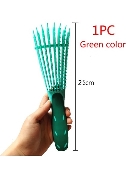 1 Adet Büyük Yeşil Plastik Dolaşık Açıcı Saç Fırçası Saç Derisi Masaj Tarak Dolaşık Açıcı Islak Kıvırcık Tarak Kadın Sağlık Saç Fırçası Şekillendirici Araçları (Yurt Dışından) fiyatları