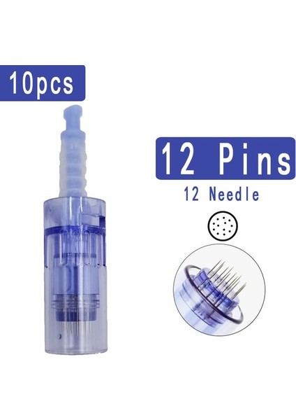 12PIN X10 Adet 10 Adet Dr Kalem A6 Iğneler Kartuşları Mikro Iğneleme Makinesi Süngü Cilt Bakım Kalemi A1 M5 M7 N2 E30 Damgayı Değiştirin 9 12 24 36 42 Pin Nano (Yurt Dışından) fiyatları
