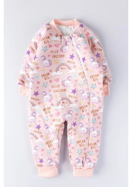 Elyaf Dolgulu 2.5 Tog Pembe Unicorn Desen Çocuk Uyku Tulumu fiyatları