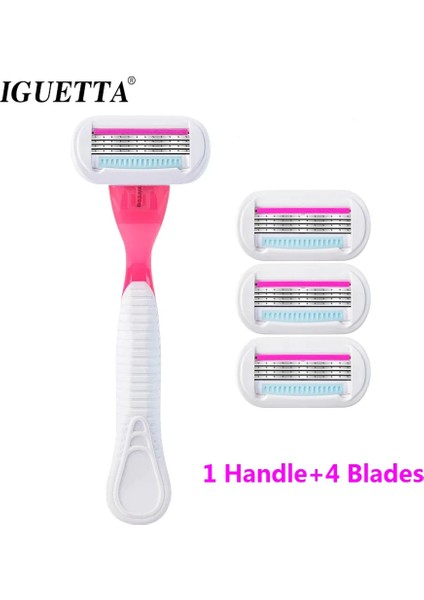 1 Kolu 4 Adet Bıçaklar Güvenlik Jilet Kadınlar Için Ultra Ince Indüksiyon Kadın Saç Çıkarıcı Rahat Venüs Tıraş Makinesi Yedek Kafaları (Yurt Dışından) modelleri