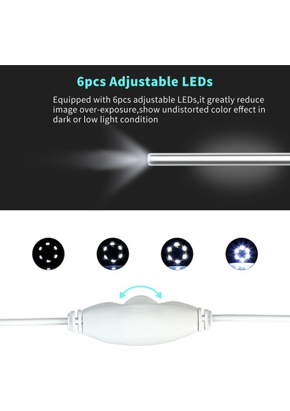 1.3 Milyon Piksel USB Hd Görsel Kulak Kiri Temizleme Endoskop Kaşık 5.5mm Mini Borescope Android Pc Kulak Kiri Toplama Aracı Sağlık Otoskop Kamera Seti (Yurt Dışından)