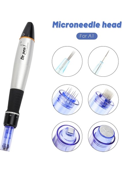 24 Pın 10 Adet Elektrikli Cilt Kalemi A1 Dr. Kalem Iğneleri Süngü 9/12/36 Pins/nano Kartuş Otomatik Mikro Iğneleme Ipuçları Mts Meso (Yurt Dışından) modelleri
