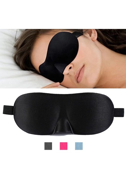 Mavi 3D Taşınabilir Yumuşak Göz Maskesi Seyahat Uyku Dinlenme Masaj Yardımı Uyku Maskesi Kapak Göz Bandı Uyku Maskesi Kılıfı Körü Körüne Siperliği (Yurt Dışından) fırsatları