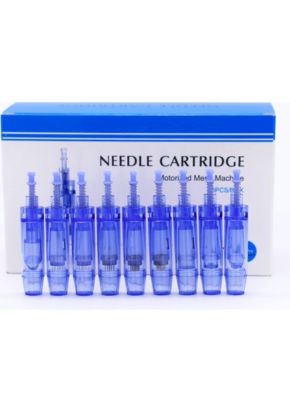 12 Pin 10 Adet Mavi Dr.pen Ultima A1 Iğne Kartuşları Cilt Yenileme Microneedle Cilt Bakım Kalemi Yedek Dövme Ipuçları (Yurt Dışından)