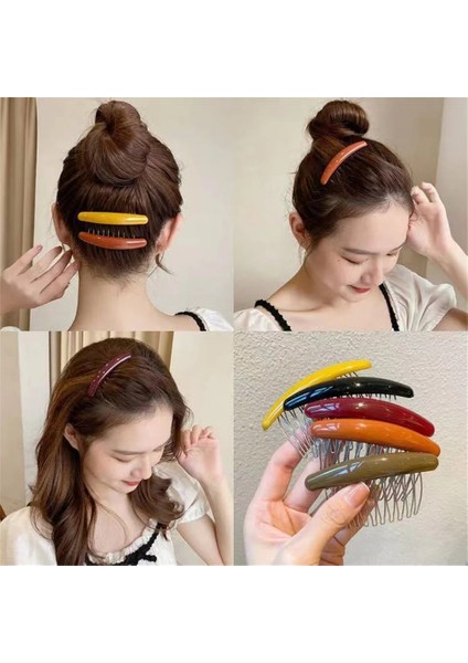 Turuncu Kore Takılı Tarak Klip Kristal Saç Tarak Ekler Saç Klipleri Tokalar Şapkalar Hairband Gelin Moda Saç Aksesuarları Kadın (Yurt Dışından)