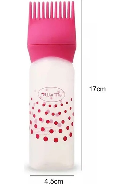 PW030-BLUE-60ML 60/120/180ML Saç Boyası Aplikatör Şişeleri Huile Tarak Fırça 20 Stilleri Mini Taşınabilir Şampuan Şişesi Şekillendirici Saç Boyama Saç Aracı (Yurt Dışından)