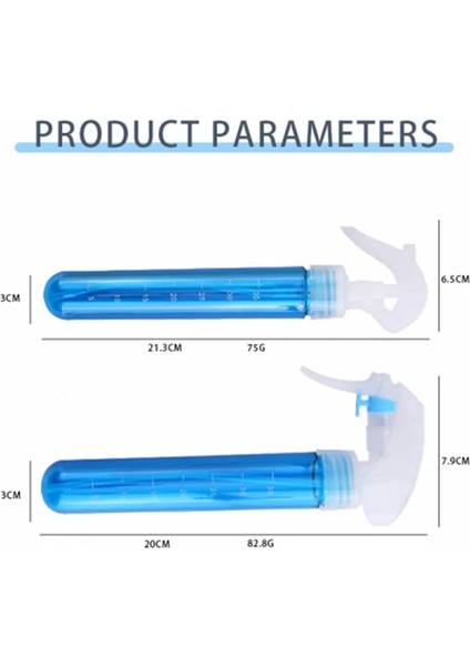 Beyaz 2 Mini Saç Spreyi Şişesi Taşınabilir Sulama Kovası Güzellik Salonu Araçları Yüksek Basınçlı Şişe 40 ml Kuaförlük Başparmak Yüksek Basınçlı Sprey (Yurt Dışından)