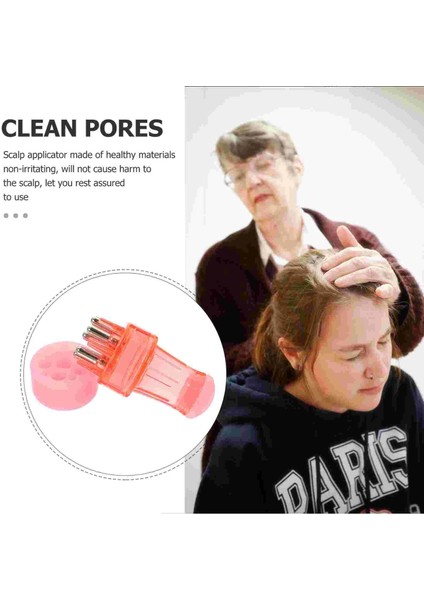 Mor Saç Yağı Saç Derisi Aplikatör Sıvı Tarak Masaj Şişesi Ithalat Enstrüman Kök Metal (Yurt Dışından) indirimleri