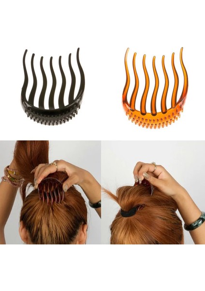 Stil 10 Kadın Saç Tarak Şekillendirici Klipler 1 Adet Kabarık Çubuk Bun Tokalar Plastik Örgü Aracı At Kuyruğu Bump It Up Eklemek Saç Tokalarım 2023 (Yurt Dışından) fiyatları