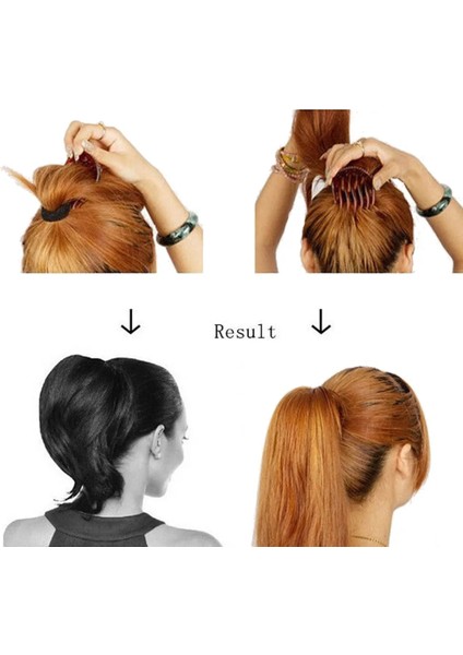 Stil 10 Kadın Saç Tarak Şekillendirici Klipler 1 Adet Kabarık Çubuk Bun Tokalar Plastik Örgü Aracı At Kuyruğu Bump It Up Eklemek Saç Tokalarım 2023 (Yurt Dışından) modelleri