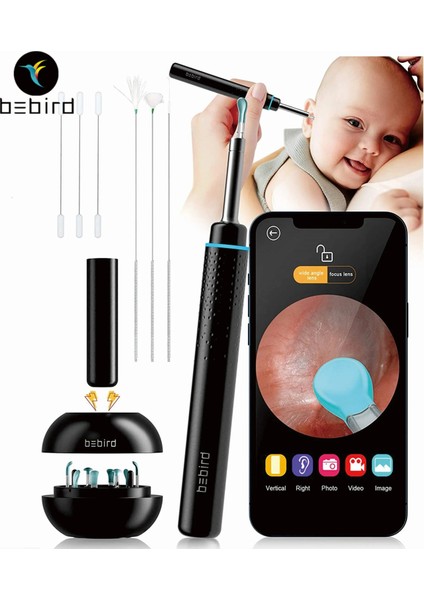 Ipuçlarını Değiştirin X8 Xiao'mi Bebird M9 Pro Şarj Edilebilir Uygulama Görsel Earpick Etiket Kapsamı Kamera Otoskop Temizleyici Manyetik Şarj Tabanı Iso Andorid (Yurt Dışından) modelleri