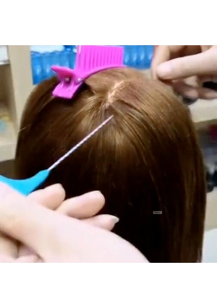 Yeşil 2 Adet Plastik Saç Tokası Tarak Diş Klip Boya Perma Saç Ayrı Şekillendirici Araçları Aksesuarları (Yurt Dışından) fırsatları