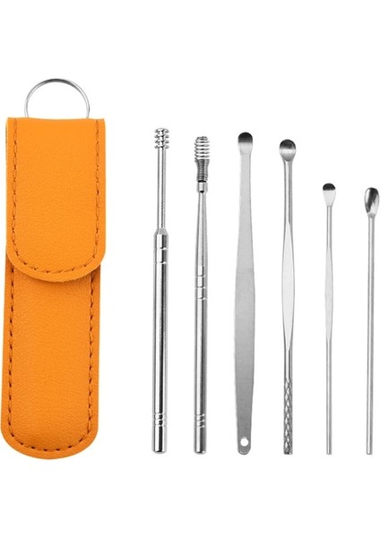 Sarı 6 Adet Kulak Temizleyici Balmumu Temizleme Aracı Kulak Tıkacı Çubukları Kulak Kirini Çıkarıcı Küret Kulak Temizleme Çubuğu Temizleme Kulak Temizleyici Kaşık Sağlık Kulak Tıkacı (Yurt Dışından)