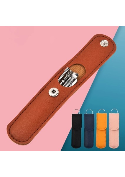 Style3 Kahverengi 6 Adet/takım Earpick Wax Remover Kulak Wax Toplayıcılar Paslanmaz Çelik Delme Kiti Earwax Küret Kaşık Bakımı Kulak Temizleme Aracıkulak Temizleyici (Yurt Dışından) fiyatları