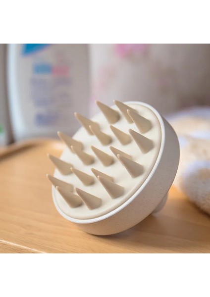 025 Saç Derisine Masaj Fırçası Çevre Dostu Saç Eksfoliyator Fırça Buğday Samanı Kafa Scrubber Silikon Saç Derisine Masaj Şampuan Fırçası (Yurt Dışından) fiyatları