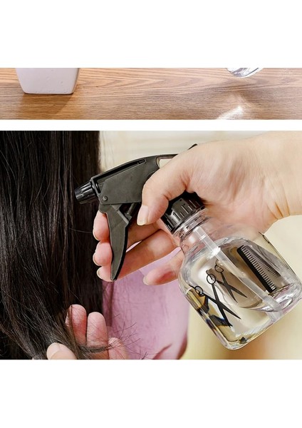 Beyaz 250ML 250ML Kuaförlük Sprey Şişesi Boş Şişe Doldurulabilir Sis Şişesi Berber Pro Salon Çok Fonksiyonlu Saç Şekillendirici Araçları (Yurt Dışından)