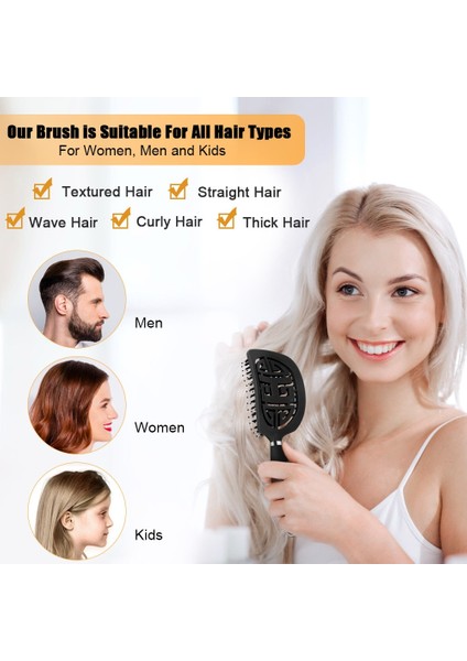 Mavi Saç Tarak Anti-Statik Hairbush Saç Derisine Masaj Tarak Kadınlar Islak Kıvırcık Detangle Saç Fırçası Anti-Frizz Fırça Şekillendirici Araçları (Yurt Dışından) fırsatları