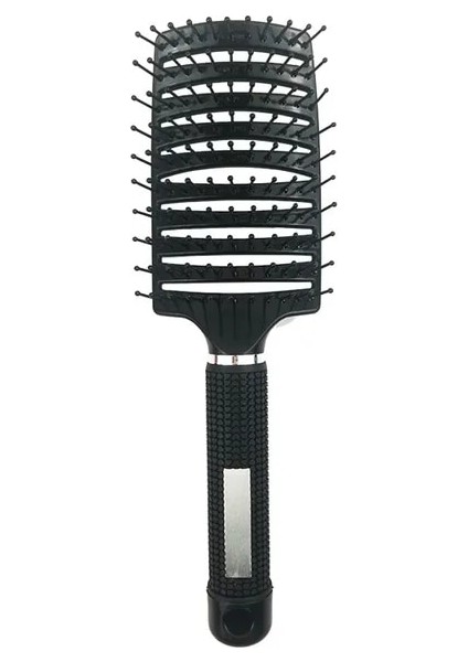 Siyah Profesyonel Kaburga Tarak Kuaförlük Tarak Kıvırcık Saç Kaburga Tarak Masaj Saç Fırçası Saç Derisi Saç Fırçası Tarak Saç Şampuan Fırçaları (Yurt Dışından)