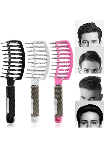 Siyah Profesyonel Kaburga Tarak Kuaförlük Tarak Kıvırcık Saç Kaburga Tarak Masaj Saç Fırçası Saç Derisi Saç Fırçası Tarak Saç Şampuan Fırçaları (Yurt Dışından) fiyatları