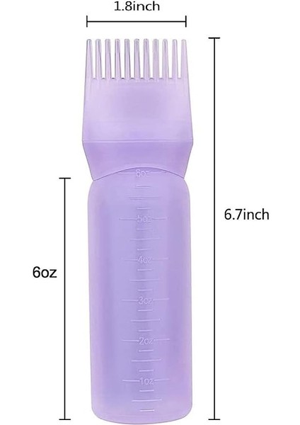 Gül Kırmızı 120 ml Renkli Plastik Saç Boyası Doldurulabilir Şişe Aplikatör Tarak Dağıtım Salon Saç Boyama Kuaförlük Şekillendirici Aracı (Yurt Dışından) fiyatları