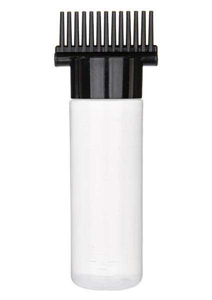 Siyah Üç 180 ml Saç Boyası Doldurulabilir Şişe Aplikatör Tarak Çok Renkli Plastik Dağıtım Salon Yağı Saç Boyama Kuaförlük Şekillendirici (Yurt Dışından)