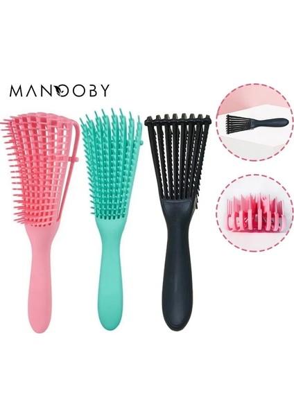 Kırmızı Kadın Saç Derisine Masaj Tarak Karışık Saç Tarak Ahtapot Masaj Tarak Anti-Statik Islak Kıvırcık Saç Fırçaları Salon Kuaförlük Araçları (Yurt Dışından) fiyatları