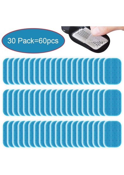 30 PACK-60PCS Yüksek Kaliteli Yedek Abs Jel Pedleri Ems Kas Stimülatörü Egzersiz Eğitmeni Karın Yedek Jel Yama Aksesuarları (Yurt Dışından)
