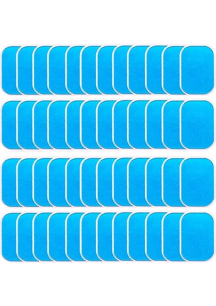 30 PACK-60PCS Yüksek Kaliteli Yedek Abs Jel Pedleri Ems Kas Stimülatörü Egzersiz Eğitmeni Karın Yedek Jel Yama Aksesuarları (Yurt Dışından)