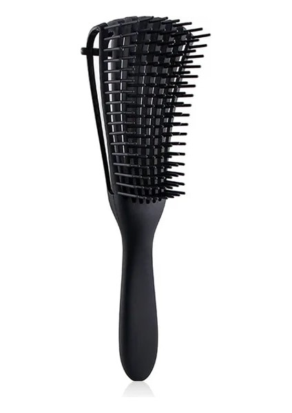 Siyah 1 Adet Ahtapot Tarak Çok Fonksiyonlu Saç Pürüzsüz Saç Kaburga Kabarık Saç Derisi Masaj Tarak Kıvırcık Saç Fırçası Için Uygun (Yurt Dışından)