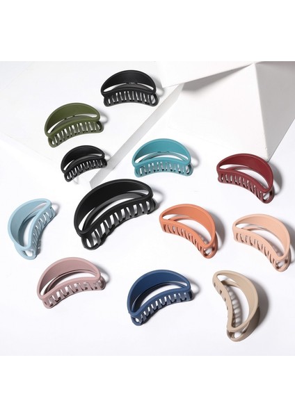 02ORR Donuk Lehçe Oymak Plastik Saç Pençe Basit Banyo Makyaj Saç Klipleri Şeker Tatlı Kızlar Saç Aksesuarları (Yurt Dışından) fiyatları