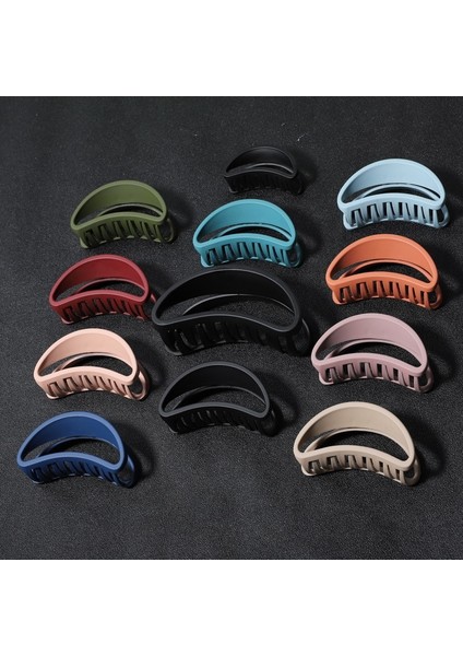 02ORR Donuk Lehçe Oymak Plastik Saç Pençe Basit Banyo Makyaj Saç Klipleri Şeker Tatlı Kızlar Saç Aksesuarları (Yurt Dışından) fırsatları