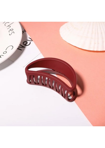 02ORR Donuk Lehçe Oymak Plastik Saç Pençe Basit Banyo Makyaj Saç Klipleri Şeker Tatlı Kızlar Saç Aksesuarları (Yurt Dışından) indirimleri